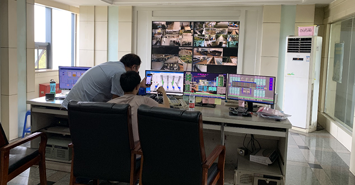 武漢白鶴嘴水廠維護，助力武漢供水